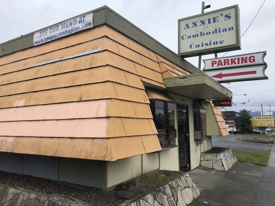 Annie's Cambodian Cuisine storefront in Eureka.