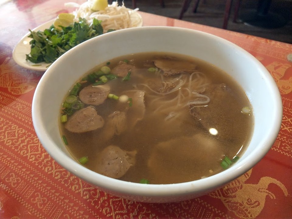Menu layout showing vegetarian options and rice dishes.